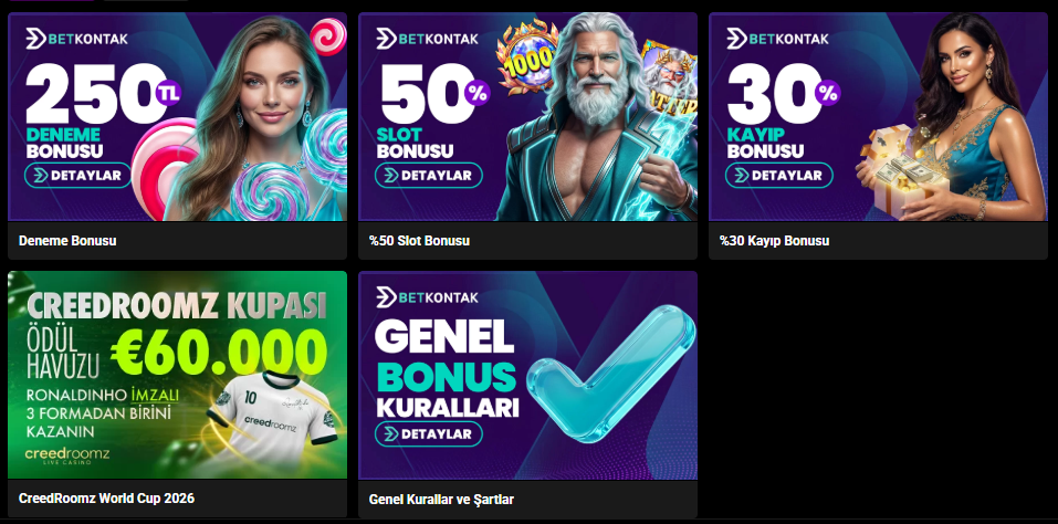 Betkontak - Betkontak Giriş 3 Betkontak Bonus
